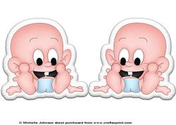 Baby Boy Shaped Card