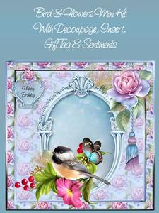 Bird and Flowers Mini Kit