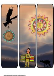 Native American Indian Bookmark
