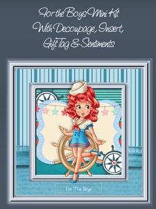 For the Boys Pinup Vintage Sailor Girl Mini Kit