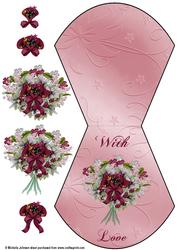 With Love Bouquet Wobble Card