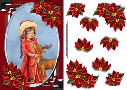 Holy Night and Poinsettia