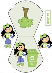 Go Green Environmental Wobble Card