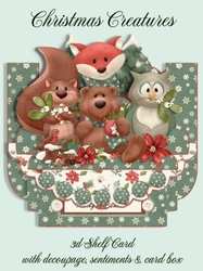 Christmas Creatures 3D Shelf Card Kit