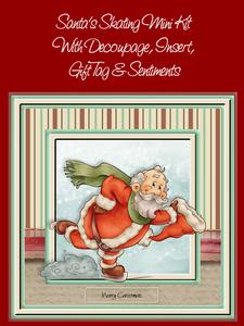Santa Ice Skaing Mini Kit