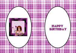 Birthday Girl Insert