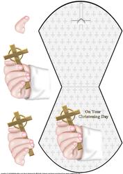 Christening Wobble Card