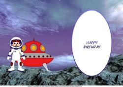Cartoon Astronaut 1 Insert