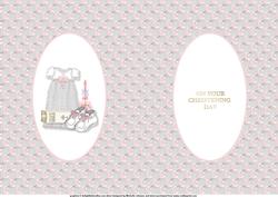 Christening Gown Girl Insert