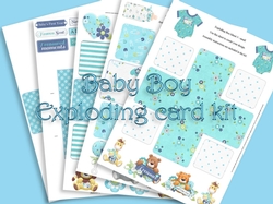 Baby Boy Exploding Box Kit Large