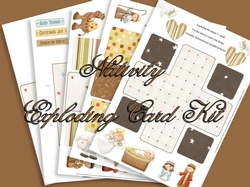 Nativity Christmas Exploding Box Kit Large