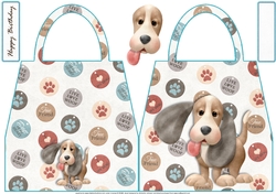 Doggie Handbag Shaped Card 1