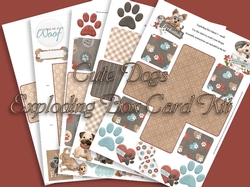 Cute Dogs Exploding Box Kit Large