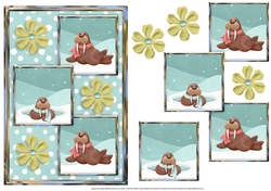 Walrus Three Square Quick Card