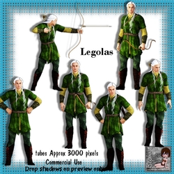 6 Legolas (Lord of the Rings) poser tubes