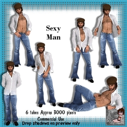 6 Sexy Man Poser Tubes