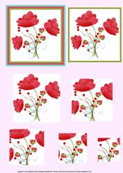 Red Flowers Pyramid