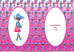 Mum to Be 1 Insert Pink