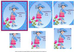 Mum to Be 2 Pyramid Blue