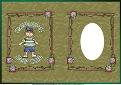 Daddys Lil' Pal with Fishing Rod Frame Insert