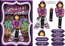 Ryder Cole Skateboarder Card Front 1