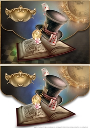 Mad Hatter Fancy Edge Envelope Card