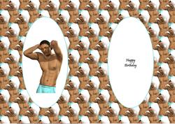 Wish I Was Him Birthday Insert