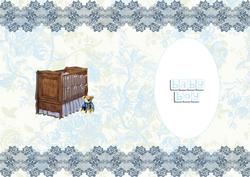 Baby Boy Shabby Chic Insert