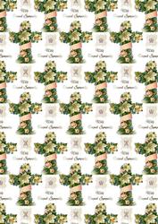 Vintage Floral Sympathy Cross 1 Background