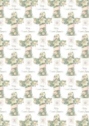 Vintage Floral Sympathy Cross 1 Vellum