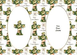 Vintage Floral Sympathy Cross 1 Insert