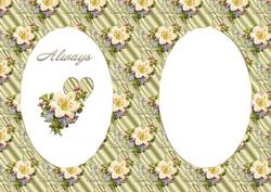 Always Vintage Floral Insert 1