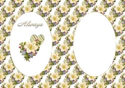 Always Vintage Floral Insert 2