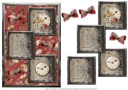 The Olden Days Three Square Quick Card Female
