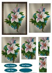 Vintage Lily Pyramid