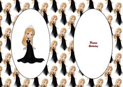 Princess Black Dress Insert