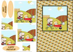Farmer Quick Card Front with Pyramage