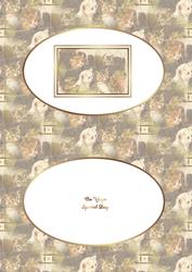 Vintage Cats Landscape Insert