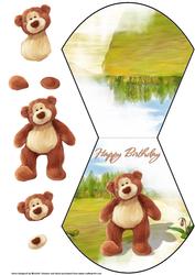 If You Go Down to the Woods Today Wobble Card