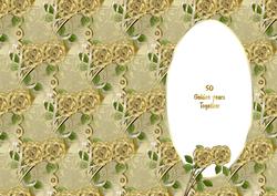 50th Golden Wedding Anniversary Insert