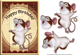 Happy Mouse Card Front