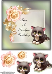 Purrfect Birthday Cat Card 9