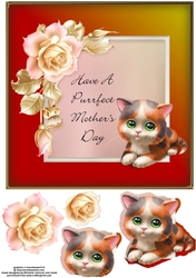Purrfect Mothers Day Cat Card 7