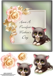 Purrfect Mothers Day Cat Card 9