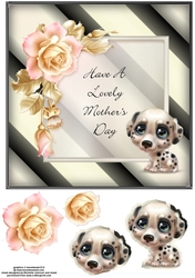 Lovely Mothers Day Dog Card 14