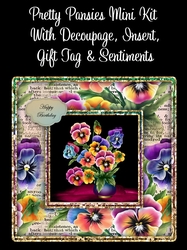 Pretty Pansies 8x8 Card Kit (Multi-Use)