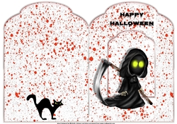 Grim Reaper Scalloped Top Quick Card