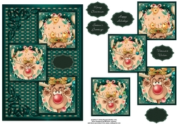 Rooftop Party Three Square Quick Card