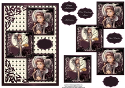 Zelina Witch Three Square Quick Card