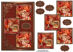 Devilish Cookies Three Square Quick Card